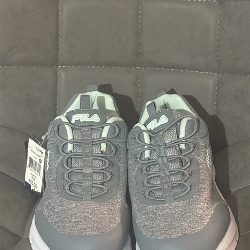 Fila Light Gray Athletic Shoes